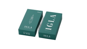 Картриджи IGLA LT Единичка 0,35 мм (1201 RLLT) Зелёные (20 шт.) NYSE Алена Пестова